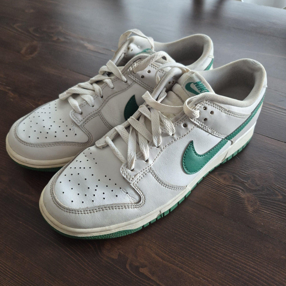 Nike Dunk Low Retro – Summit White Malachite – Men's Size 8